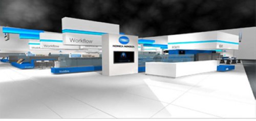 柯尼卡美能達(dá)德魯巴展會(huì)效果圖