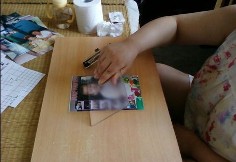 用冷表板反復(fù)來回推幾下